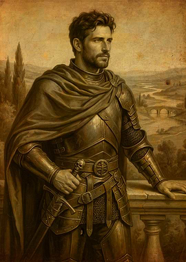 Knight in Armor with Sword