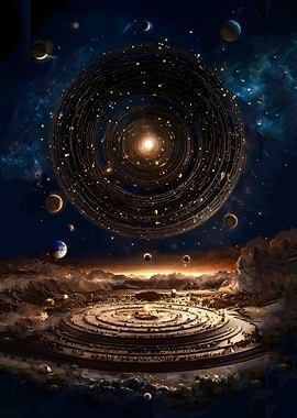 Cosmic Cityscape with Ring Structure