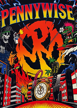 Pennywise Punk Rock Poster