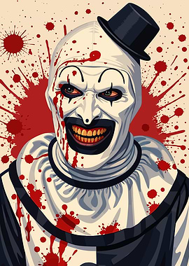 Terrifier Art the Clown Portrait