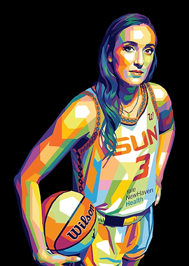 Marina Mabrey Basketball Player Pop Art