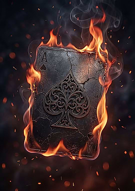 Ace of Spades on Fire