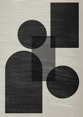 Abstract Geometric Shapes with Texture