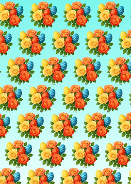 Easter Floral Pattern