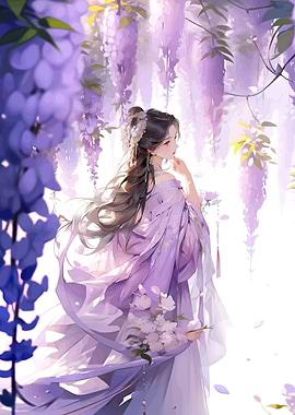 Misty Mount Fuji Landscape Kimono