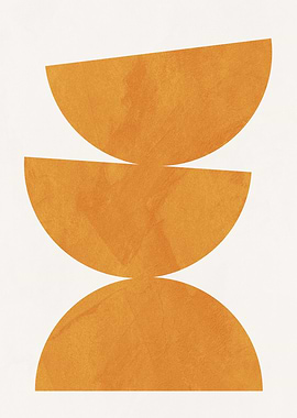 Abstract Geometric Stacked Shapes