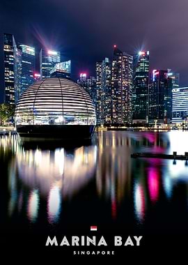 Marina Bay Singapore at Night