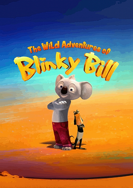 Blinky Bill and Friends on a Beach