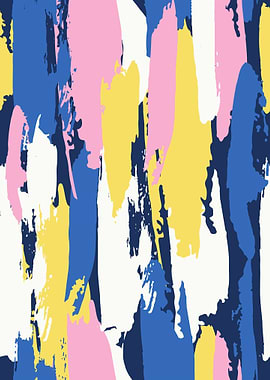 Abstract Brushstroke Pattern