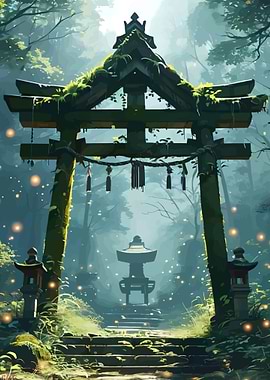 Enchanted Forest Torii Gate
