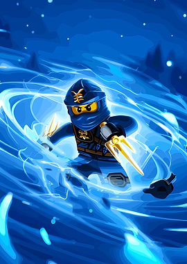 Ninjago Jay in Blue Lightning
