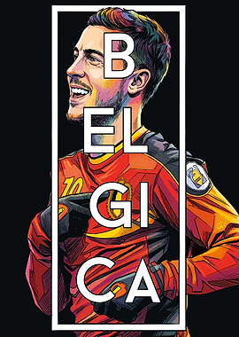 Eden Hazard 'BELGICA' Portrait