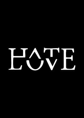 Love Hate Typography