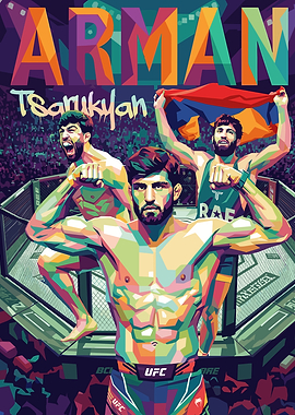 Arman Tsarukyan UFC Pop Art