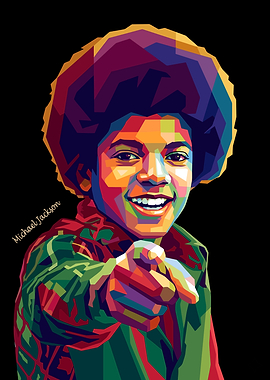 Michael Jackson Pop Art Portrait