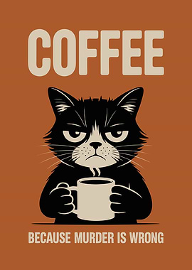 Coffee because murder is wrong