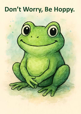 Don't Worry, Be Hoppy Frog
