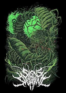 Grotesque Insectoid Creature Art