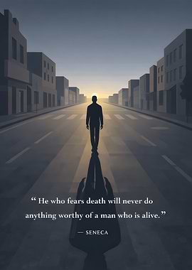 Man walking towards the sun