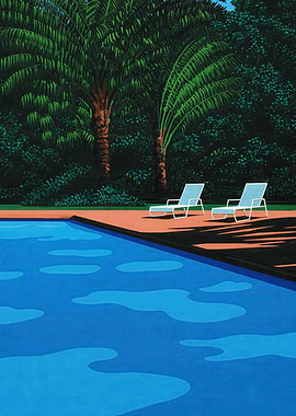 Tropical Poolside Relaxation