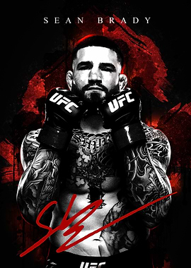 Sean Brady UFC Fighter Portrait
