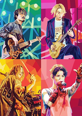 Japanese Rock Band Performance