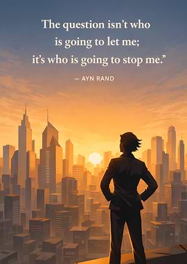 Man overlooking city at sunset