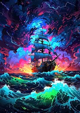Pirate Ship in a Cosmic Storm