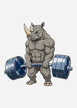 Muscular Rhino Lifting Weights