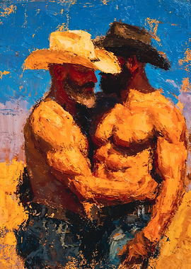 Sun-Drenched Pride Cowboy Romance Impasto