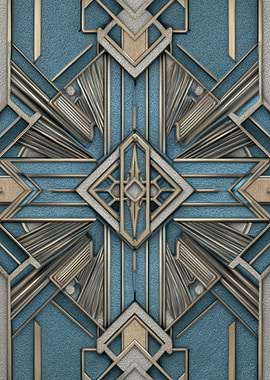 Art Deco Geometric Pattern
