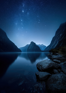 Starry Night Over Fiordland