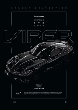 Dodge Viper GTC 2013 Poster