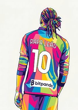 Rafa Leão Pop Art Jersey