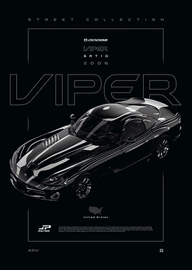 Dodge Viper SRT10 2005 Poster