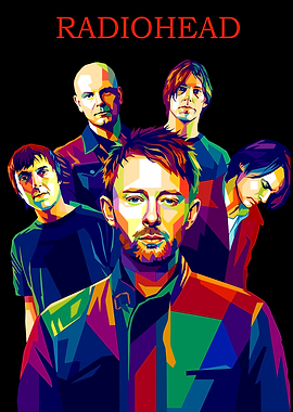 Radiohead Band Pop Art