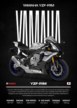 Yamaha YZF-R1M Motorcycle