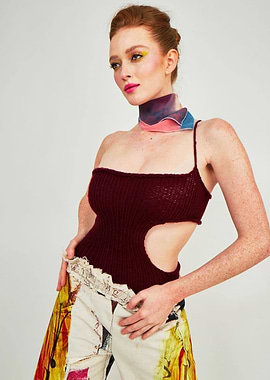 larsen thompson in avant-garde fashion