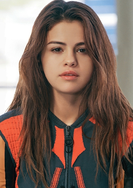 Selena Gomez in futuristic jacket