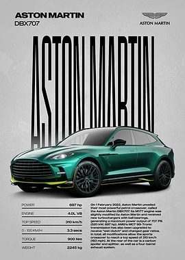 Aston Martin DBX707 Performance Specs