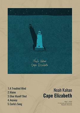 Noah Kahan Cape Elizabeth Album Art