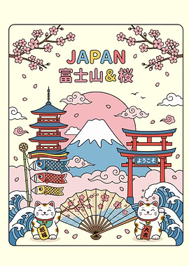 Japan Travel Poster