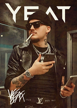 Rapper Yeat Smoking