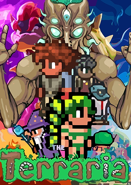 Terraria Game Poster