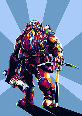 Deep Rock Galactic Dwarf WPAP