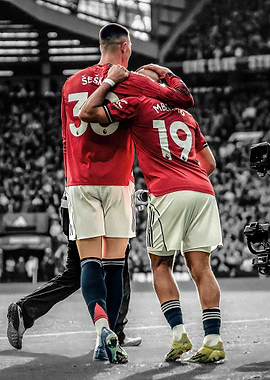 Football players celebrating