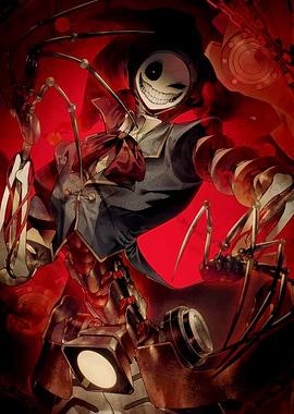 Creepy Mechanical Doll Character