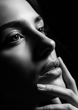 Close-up of a Woman's Face