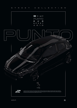 Fiat Punto Evo Sport 2010 Poster