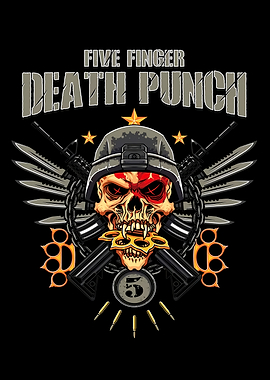 Five Finger Death Punch Skull Logo